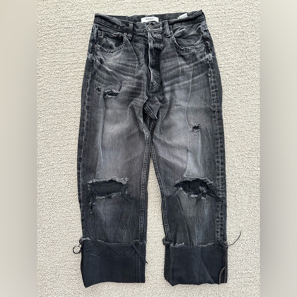 Moussy Odessa Wide Leg Jeans